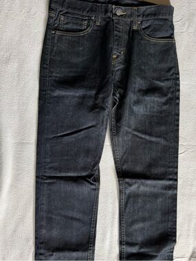 Levi's Men's Slim Straight Jeans in Dark blue